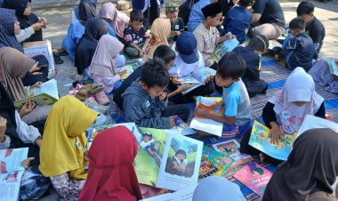 Liburan Sekolah Jadi Seru, Taman Abhirupa Disulap Jadi Ruang Bermain dan Belajar Anak