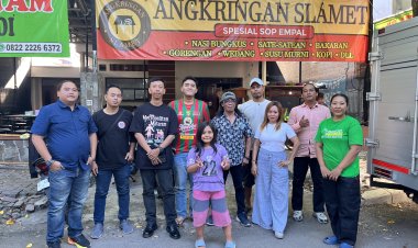 Murah Rasa Gak Murahan, Konten Kreator TikTok Vebry Rayan Review Kuliner di Angkringan Slamet Kota Surabaya