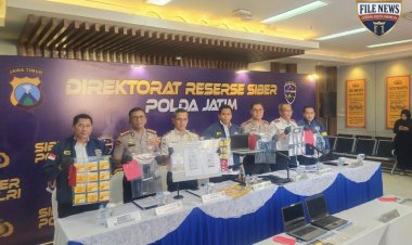 Polda Jatim Ditressiber dan Imigrasi Kelas 1 Ungkap Sindikat Love Scamming Internasional, Raup Rp. 1,1 Miliar 53 Korban