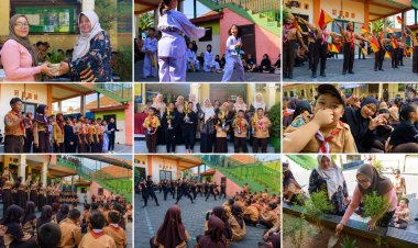 MPLS SDN Pepelegi 1 Ditutup Meriah: Dari Yel-Yel Hingga Penanaman Pohon Simbol Kolaborasi Sekolah dan Orang Tua