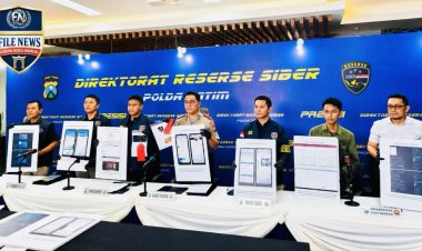 Polda Jatim Ditressiber Ungkap Aksi Peretasan 260 Website, Raup 500 Juta Promosi Bisnis Ilegal Judi Online