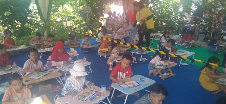 Kreativitas Warnai Hari Kemerdekaan, Lomba Mewarnai HUT ke-81 RI Meriahkan RW 09 Pondok Benowo Indah