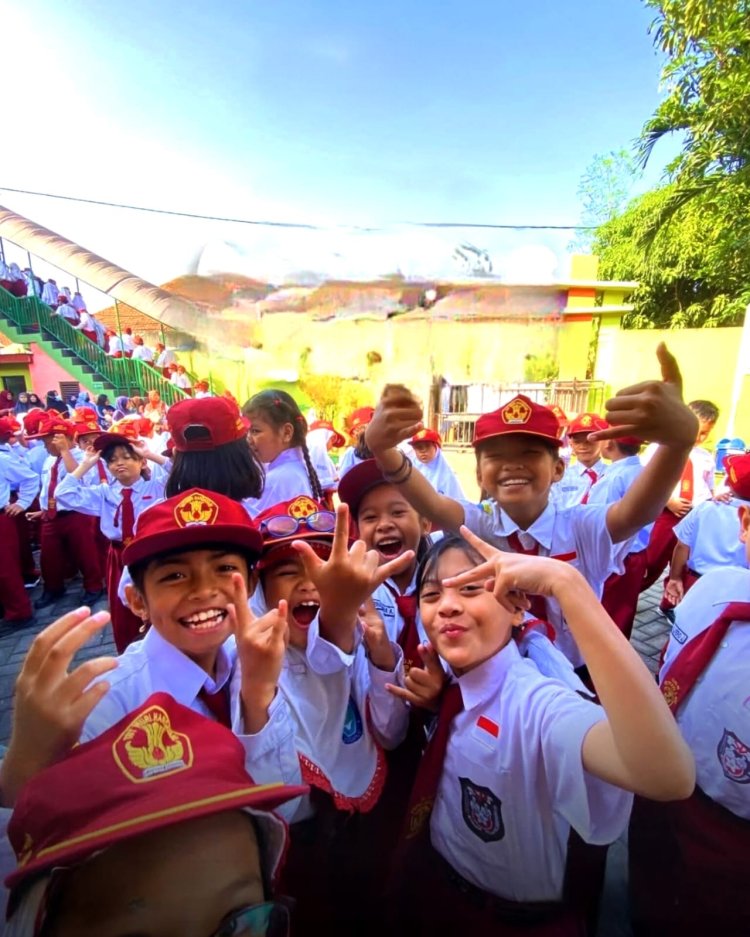Menyambut Murid Baru, SDN Pepelegi 1 Tegaskan Peran Bersama Orang Tua dan Guru