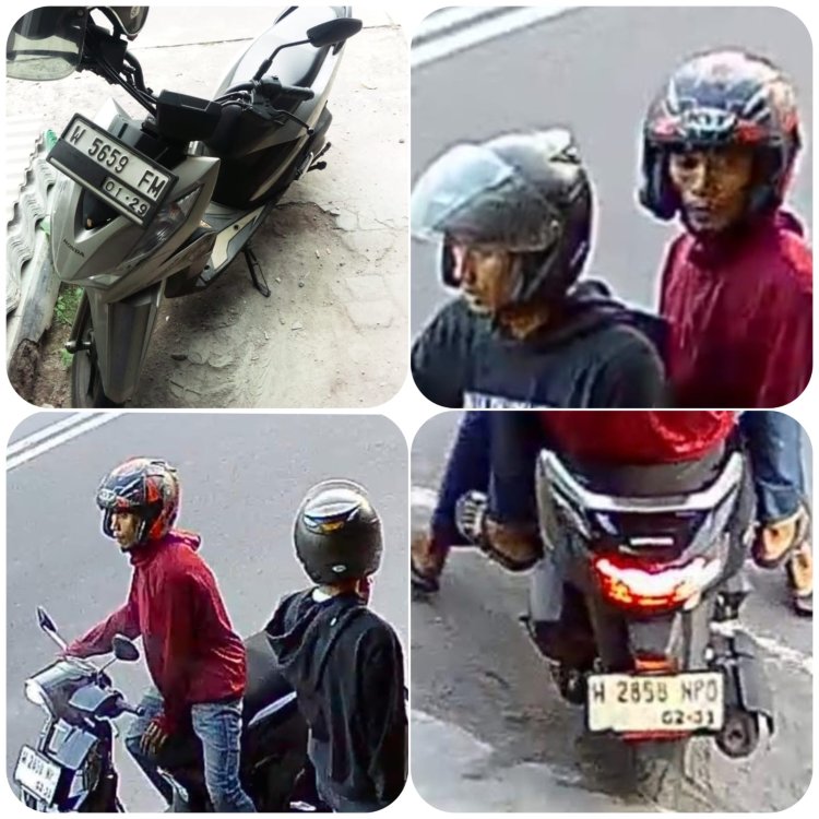 Hitungan Menit Jemput Anak, Honda Beat Street Raib Digondol Maling di Menganti Gresik, Aksi Pelaku Terekam CCTV