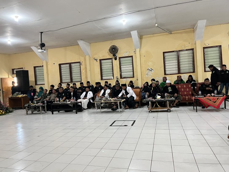 Pelantikan Pagar Nusa Surabaya: 7 Siswa Ranting Kodam V/Brawijaya PAC Wonokromo Warnai Pengesahan 485 Santri