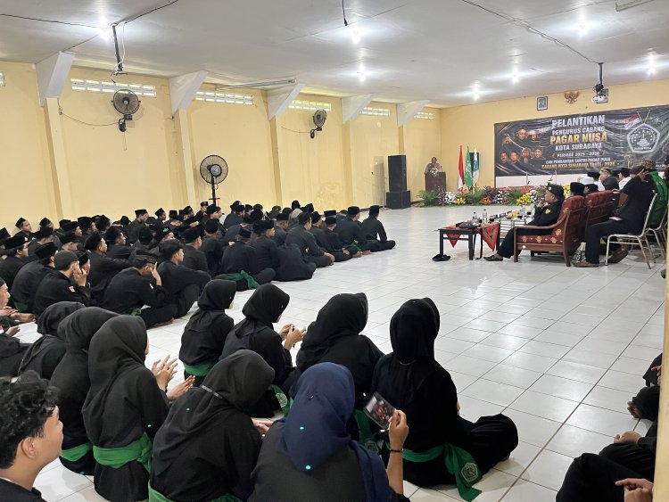 Pelantikan Pagar Nusa Surabaya: 7 Siswa Ranting Kodam V/Brawijaya PAC Wonokromo Warnai Pengesahan 485 Santri