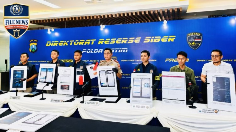 Polda Jatim Ditressiber Ungkap Aksi Peretasan 260 Website, Raup 500 Juta Promosi Bisnis Ilegal Judi Online