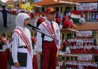Upacara Bendera Kemerdekaan di SDN Pepelegi 1 Waru Sidoarjo berjalan khidmad