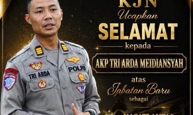 KJN Ucapkan Selamat kepada AKP Tri Arda Meidiansyah atas Jabatan Baru sebagai Kasatlantas Polres Ponorogo