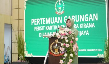 Pertemuan Gabungan Persit PD V/Brawijaya di Korem 081/DSJ