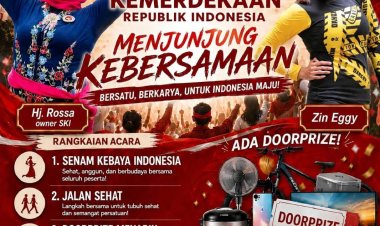 Dirgahayu HUT RI Ke-81 Menjunjung Kebersamaan, Warga Perum Asabri Bumiayu Indah, Dihadiri Wali Kota Malang dan Tokoh Populer, Indonesia Berdaulat Adil dan Makmur