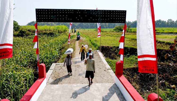 Euforia Masyarakat Sambut Program Jembatan Garuda, Desa Purworejo, Madiun