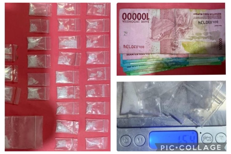Satresnarkoba Polres Pelabuhan Tanjung Perak Surabaya Gagalkan Peredaran 15,4 Gram Sabu, Kaki Tangan Bandar DPO Ditangkap