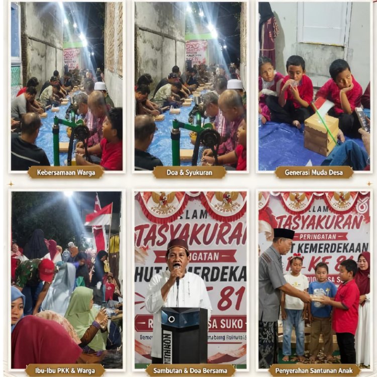 Guyub Rukun Warga Ketapang: Malam Tasyakuran HUT RI Ke-81 Diwarnai Doa Bersama dan Apresiasi Lomba