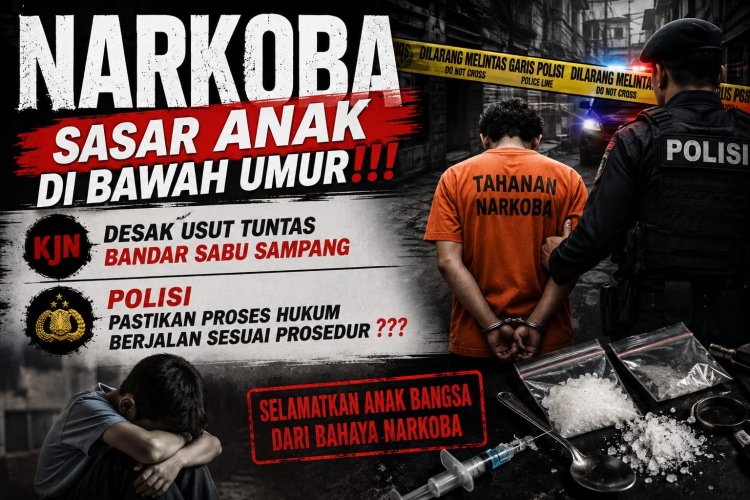 Narkoba Sasar Anak di Bawah Umur, KJN Desak Usut Tuntas Bandar Sabu Sampang