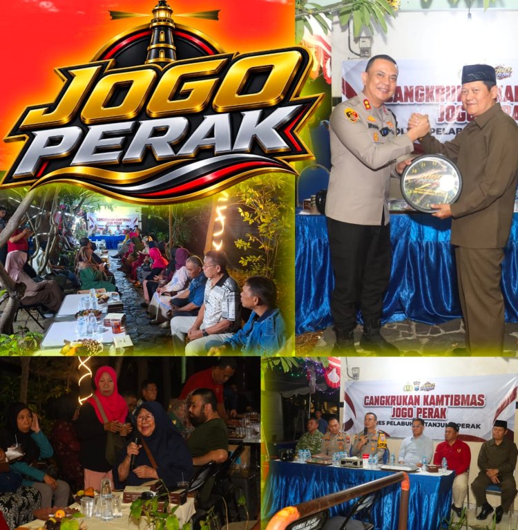Kapolres Pelabuhan Tanjung Perak Surabaya AKBP Irwan Kurniawan AZ, S.H., S.I.K., M.Si., Serap Aspirasi Warga Lewat Cangkrukan Jogo Perak