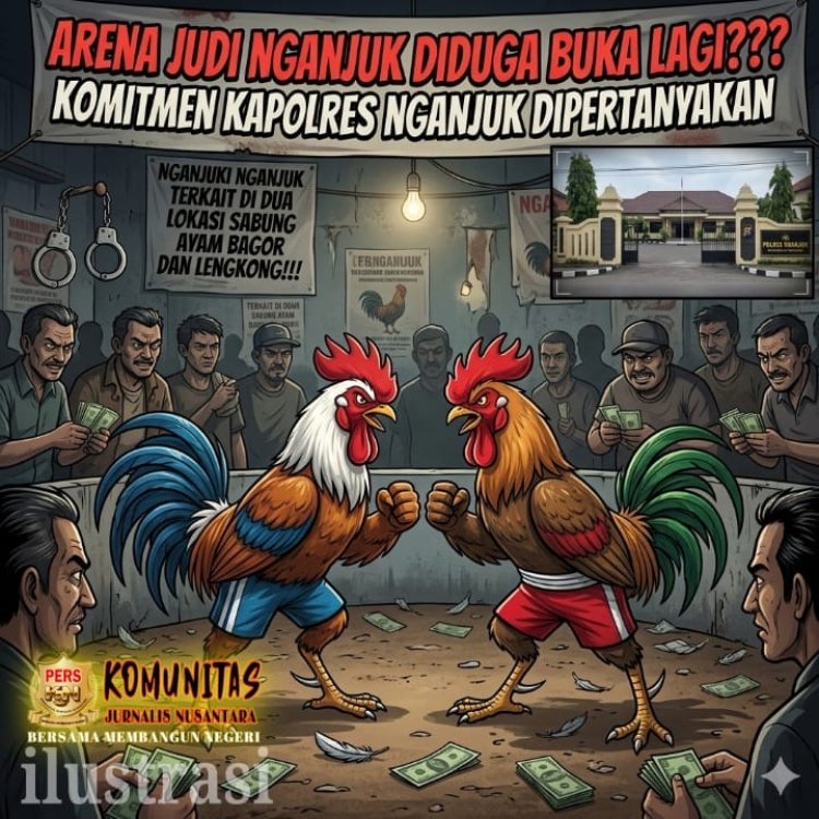 Kapolres Nganjuk AKBP Suria Miftah Irawan Bungkam Dikonfirmasi Wartawan, Dugaan Arena Sabung Ayam Kembali Dibuka Disorot Publik