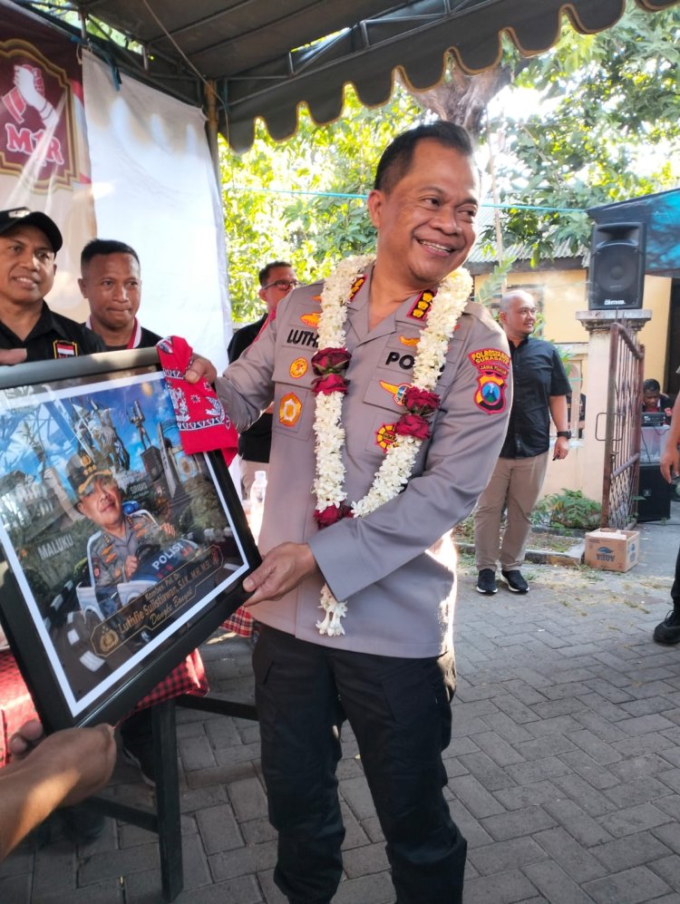 Kapolrestabes Surabaya Kombes. Pol. Dr. Luthfie Sulistiawan, S.I.K., M.H., M.Si., Hadiri Acara Mangente Basodara Maluku