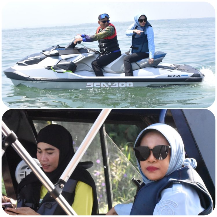 Wabup Mimik Idayana Temukan Spot Hiu Paus di Jabon, Dorong Pengembangan Wisata Bahari Sidoarjo