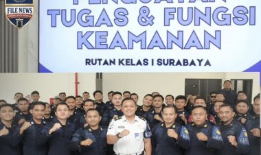 Rutan Kelas I Surabaya Persempit Celah Gangguan Keamanan, Perkuat Disiplin P2U dan Integritas Jajaran