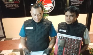 Satresnarkoba Polres Pelabuhan Tanjung Perak Surabaya Tangkap Pemuda 26 Tahun, Diduga Edarkan Tembakau Sintetis