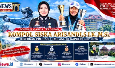 POLWAN GARDA TERDEPAN, KOMPOL SISKA ARISANDI, S.I.K., M.Si., TOREHKAN PRESTASI GEMILANG DI KAPOLRI CUP 2026