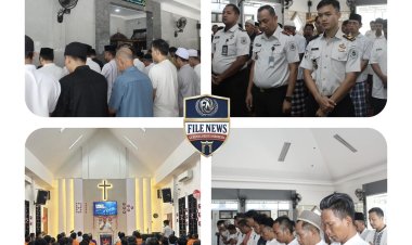 Rutan Kelas I Surabaya Gelar Doa Bersama Lintas Agama untuk Korban Musibah KMP Virgo Transport 8