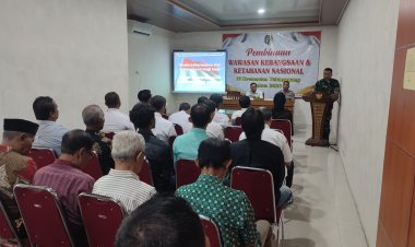 Danramil Kota Bekali Ketua RT/RW dan Karang Taruna tentang Nilai Persatuan