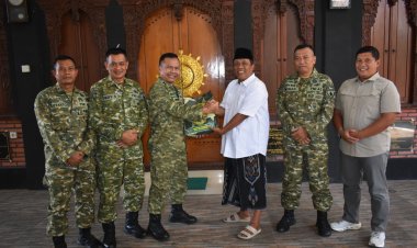 HUT ke-81 TNI, Korem 081/DSJ Sambangi Tokoh Agama di Kota Madiun