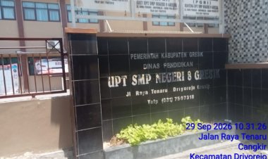 INVESTIGASI SMPN 8 GRESIK MEMANAS! KEPALA SEKOLAH DAN HUMAS DISEBUT KERAP KELUAR SEKOLAH, DUGAAN PENYELEWENGAN BOSP 2025 MAKIN TERLIHAT