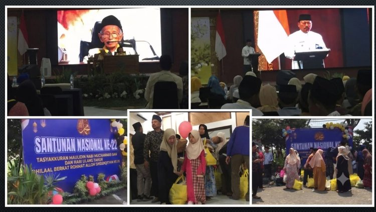Santunan Nasional Ke-22 sekaligus tasyakuran memperingati HUT ke-26 DHILAAL BERKAT ROHMAT ALLOH SHIDDIQIYYAH (DHIBRA Pusat)
