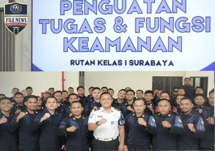 Rutan Kelas I Surabaya Persempit Celah Gangguan Keamanan, Perkuat Disiplin P2U dan Integritas Jajaran