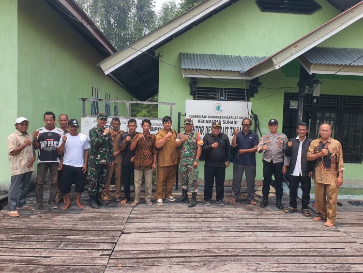 Cegah Karhutla di Kalimantan Meluas, Kapten Tri dari Korem 081/DSJ Ingatkan Warga Soal Bahaya Api