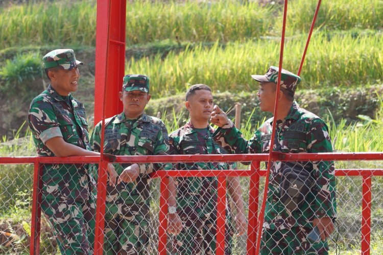 Pastikan Tepat Sasaran dan Berdaya Guna, Korem 081/DSJ Tinjau Jembatan Garuda di Madiun
