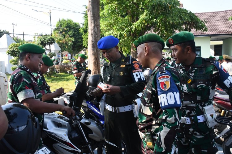Keselamatan Jadi Prioritas, Ratusan Kendaraan Anggota Korem 081/DSJ Diperiksa