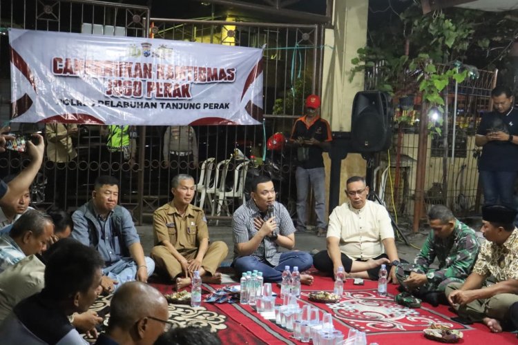 Polres Pelabuhan Tanjung Perak Surabaya Perkuat Sinergi dengan Warga, Gelar Cangkrukan Kamtibmas di Sidotopo Surabaya