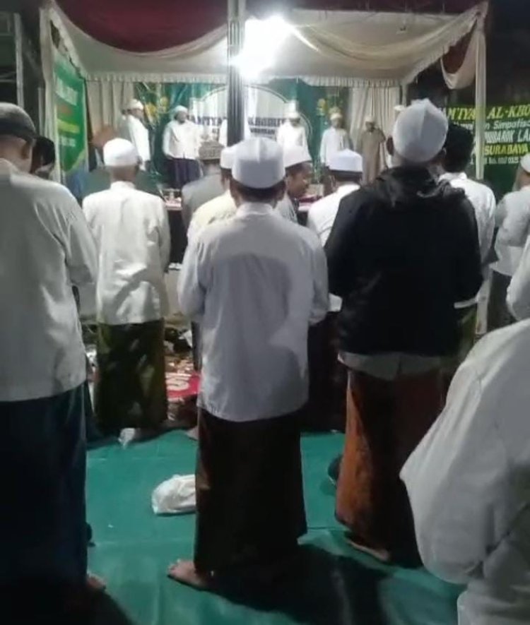 Majelis Kyai Al-Mubarok Lanbulan Hadir, Pengajian Jamiyah Al-Khoiriyah di Sidoarjo Berlangsung Khidmat