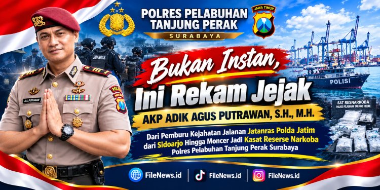 Bukan Instan, Ini Rekam Jejak AKP Adik Agus Putrawan, S.H., M.H. : Dari Pemburu Kejahatan Jalanan Jatanras Polda Jatim dari Sidoarjo Hingga Moncer Jadi Kasat Reserse Narkoba Polres Pelabuhan Tanjung Perak Surabaya