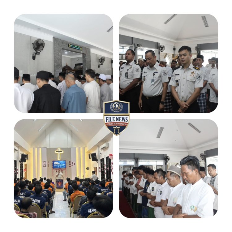 Rutan Kelas I Surabaya Gelar Doa Bersama Lintas Agama untuk Korban Musibah KMP Virgo Transport 8