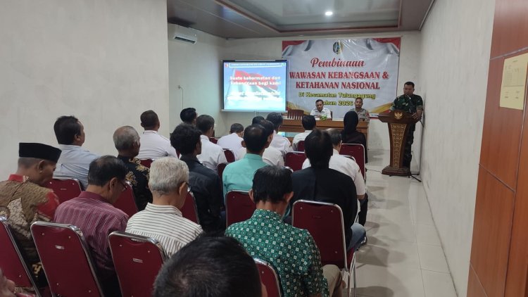 Danramil Kota Bekali Ketua RT/RW dan Karang Taruna tentang Nilai Persatuan