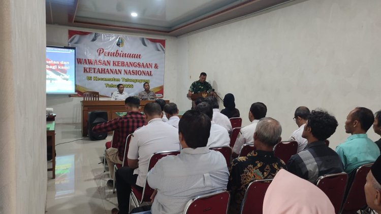 Danramil Kota Bekali Ketua RT/RW dan Karang Taruna tentang Nilai Persatuan