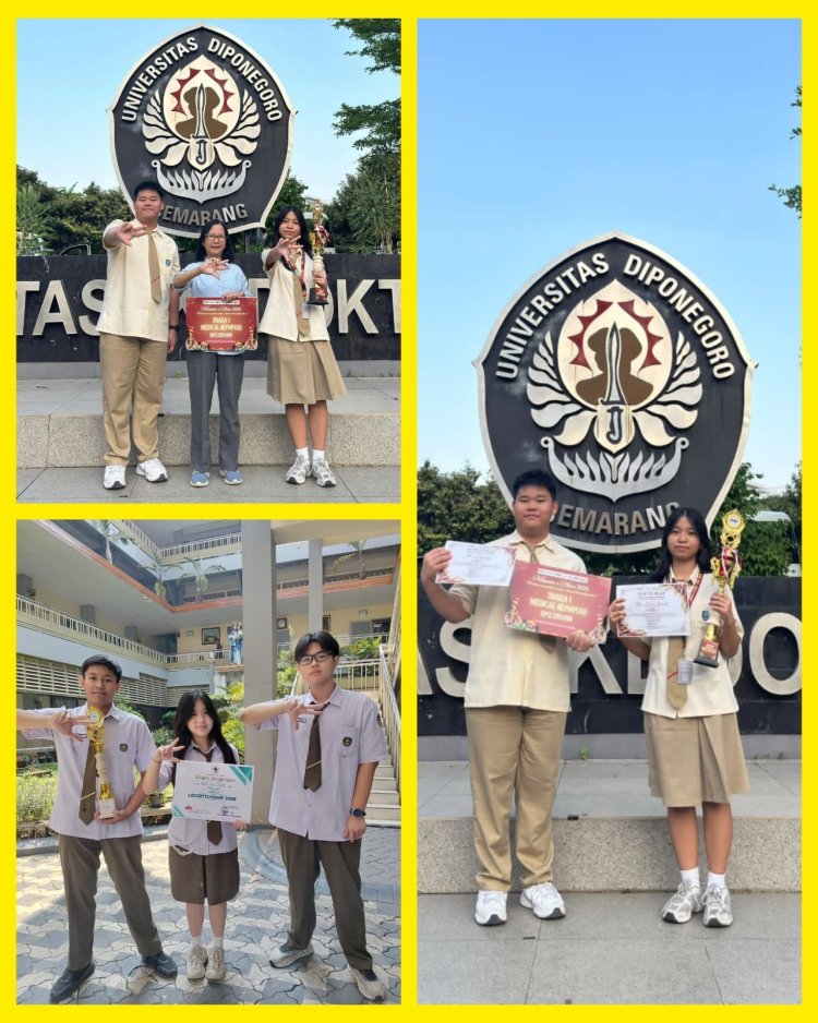 SMAK Frateran Surabaya Borong Dua Juara 1 Nasional, Sabet LIC UISI dan MEDDIPS FK UNDIP