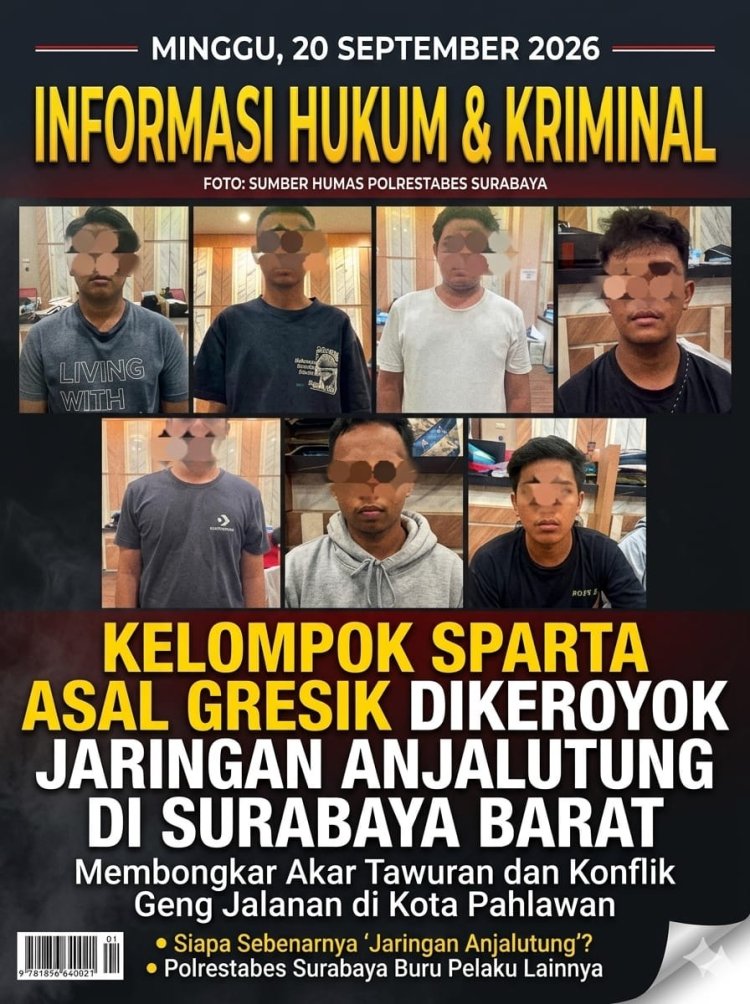Hadang Kelompok Remaja Gresik di Candi Lontar, 7 Pemuda Surabaya Barat Jadi Tersangka Pengeroyokan