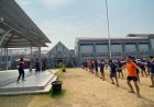 Jaga Kebugaran, Warga Binaan Rutan Kelas I Surabaya Antusias Ikuti Senam Aerobik Rutin