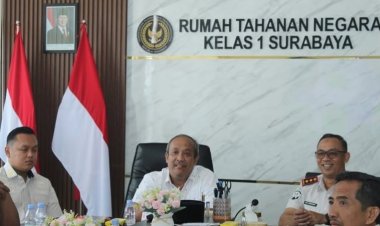 Kepala Pusat PPK BPSDM Pujo Harinto Pacu Transformasi SDM Rutan Surabaya lewat Social Learning dan Experience Learning