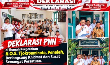 Deklarasi PNN di Rumah Pergerakan H.O.S. Tjokroaminoto, Peneleh, Surabaya Berlangsung Khidmat dan Sarat Semangat Persatuan