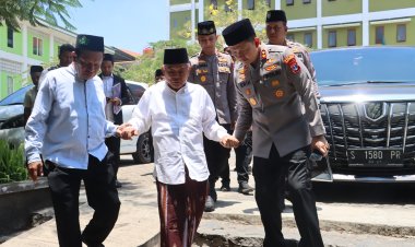 Polres Mojokerto Gandeng Ulama, Silaturahmi ke Ponpes Amanatul Ummah Perkuat Kondusivitas