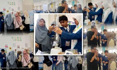 Dari Biji yang terbuang di pinggir jalan, Siswa SMP Al Falah Surabaya sulap Ketapang jadi Minyak Nabati Alternatif
