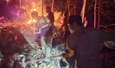Gerak Cepat Jajaran Polres Ponorogo dan Tim Gabungan Berhasil Kendalikan Karhutla di Pohgading
