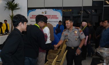Kapolres Kediri Silaturahmi dan Dialog Terbuka Bersama Mahasiswa, Wujudkan Kamtibmas Kondusif